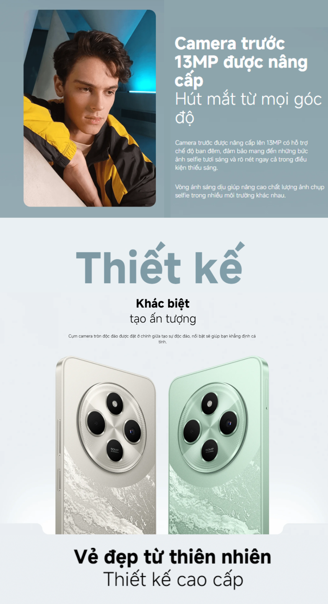 Mô tả Điện Thoại Thông Minh POCO C75 (6+128GB) | Màn hình 6,88" | Pin 5160mAh | Camera kép 50MP AI - 4