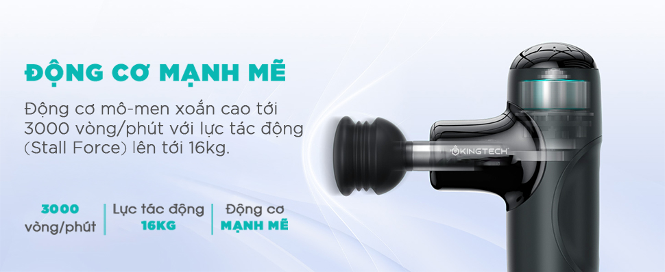 Mô tả Quà Tặng Cao Cấp - Máy Massage Cầm Tay Mini KINGTECH A1, Nhỏ Gọn Hỗ Trợ Mát Xa Chuyên Sâu, Giảm Đau Cơ, Cứng Khớp - 4