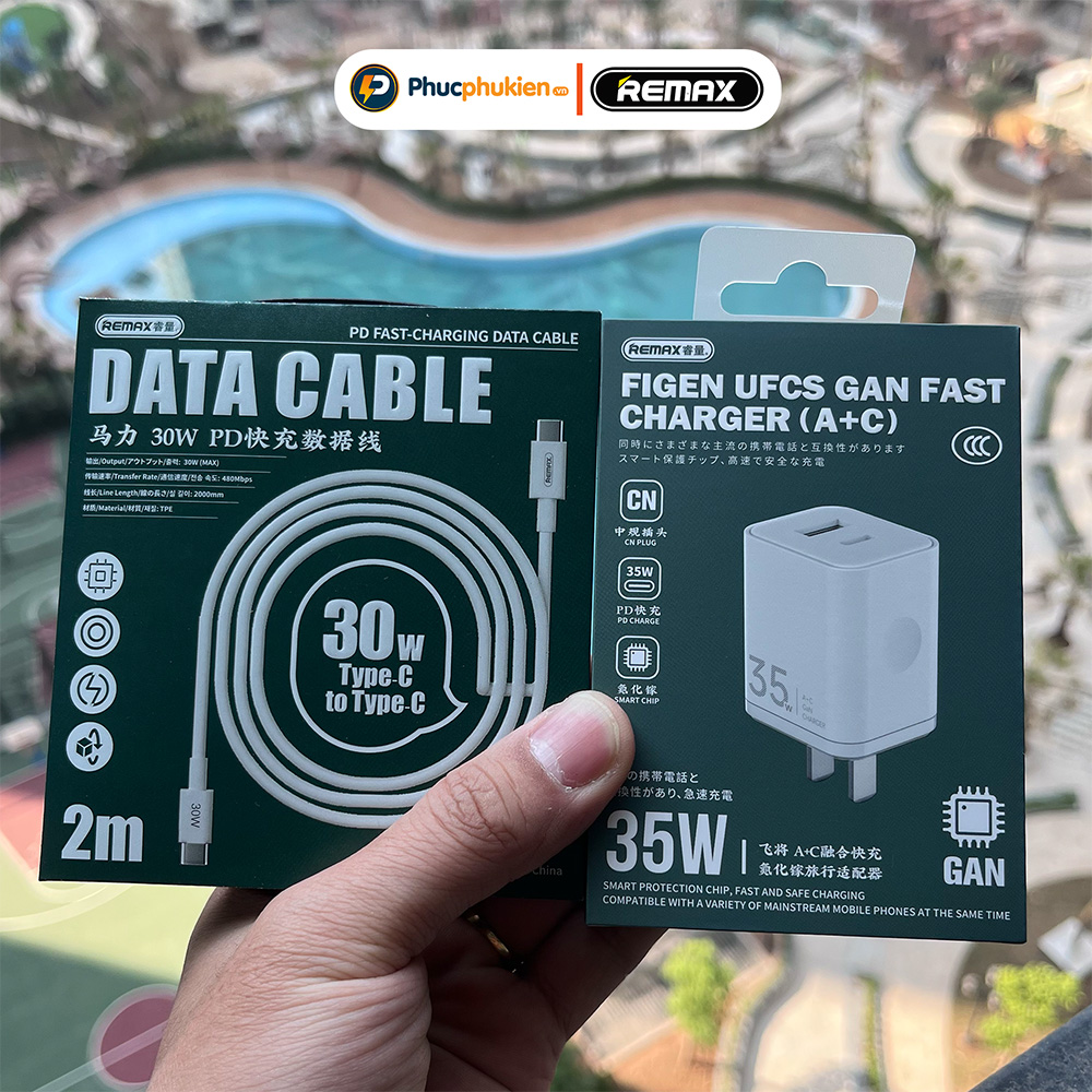 Mô tả Củ sạc nhanh 35w Remax U161 2 cổng sạc đầy 60% pin 30 phút cho 16 seris trở xuống - Phúc Phụ Kiện - 6