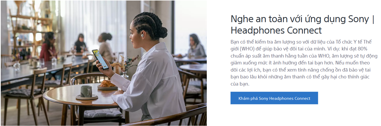 Mô tả Tai Nghe Nhét Tai Chống Ồn Sony WF-1000XM5. DSEE Extreme - Hires Audio - IPX4 - Bảo Hành 12 Tháng - 5