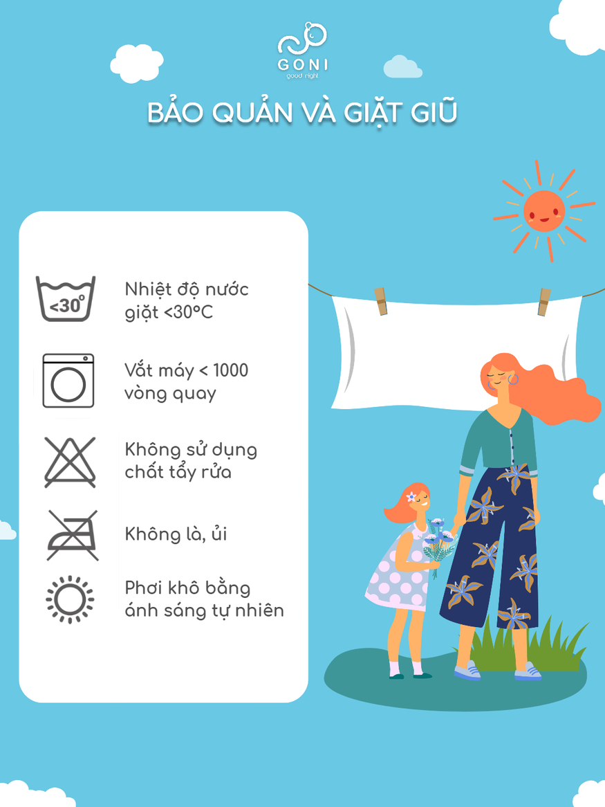 Hướng dẫn bảo quản chăn ga gối