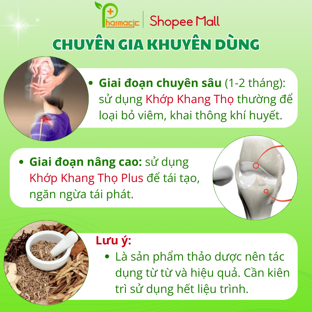 Mô tả Combo 4 Hộp Khang Thọ (3 Khớp Khang Thọ + 1 Khang Thọ PLUS + 1 Xịt Khang Thọ) – Giải Pháp Đột Phá - 1