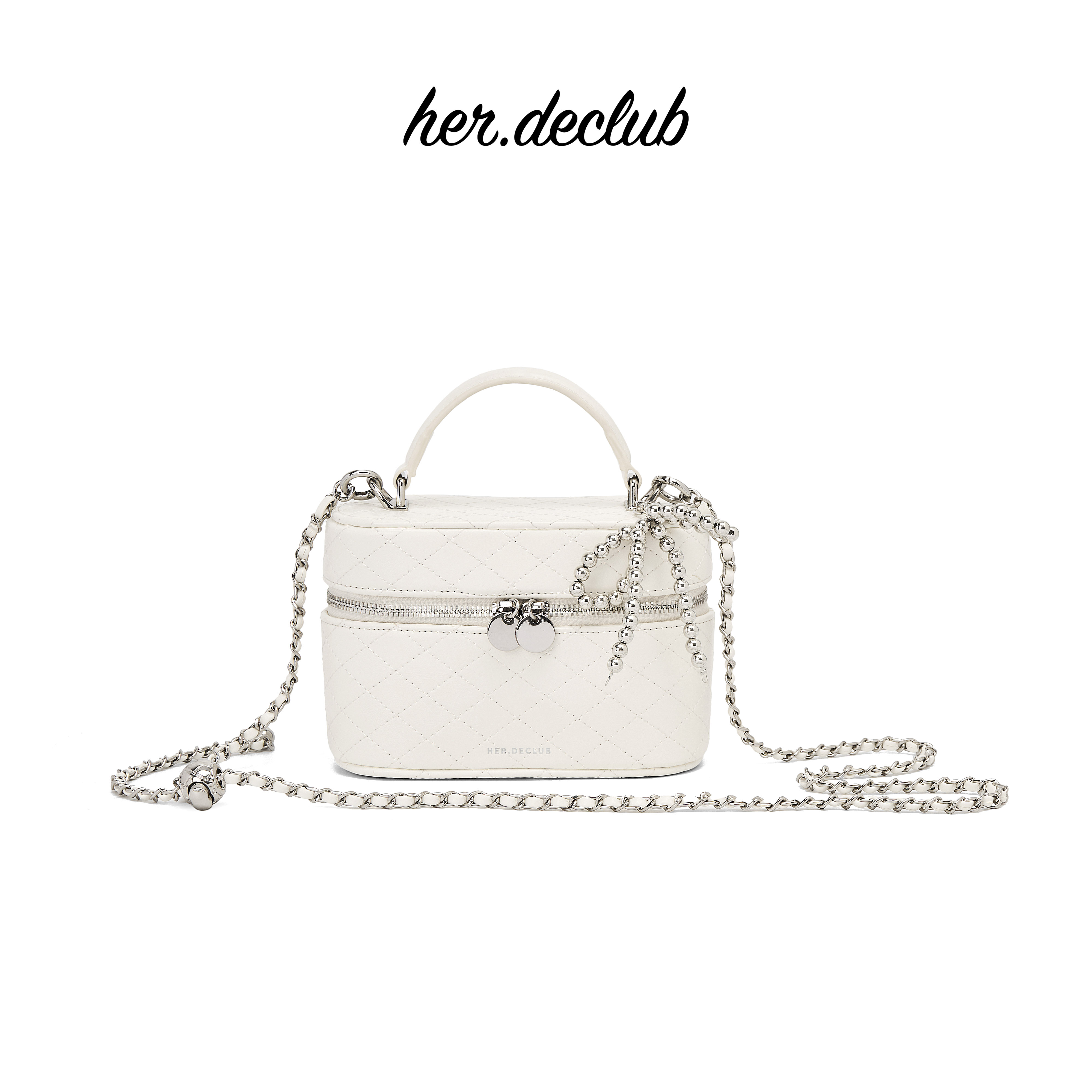 Mô tả Túi Her.declub Ivy Box White ( không gồm charm nơ ) - 1