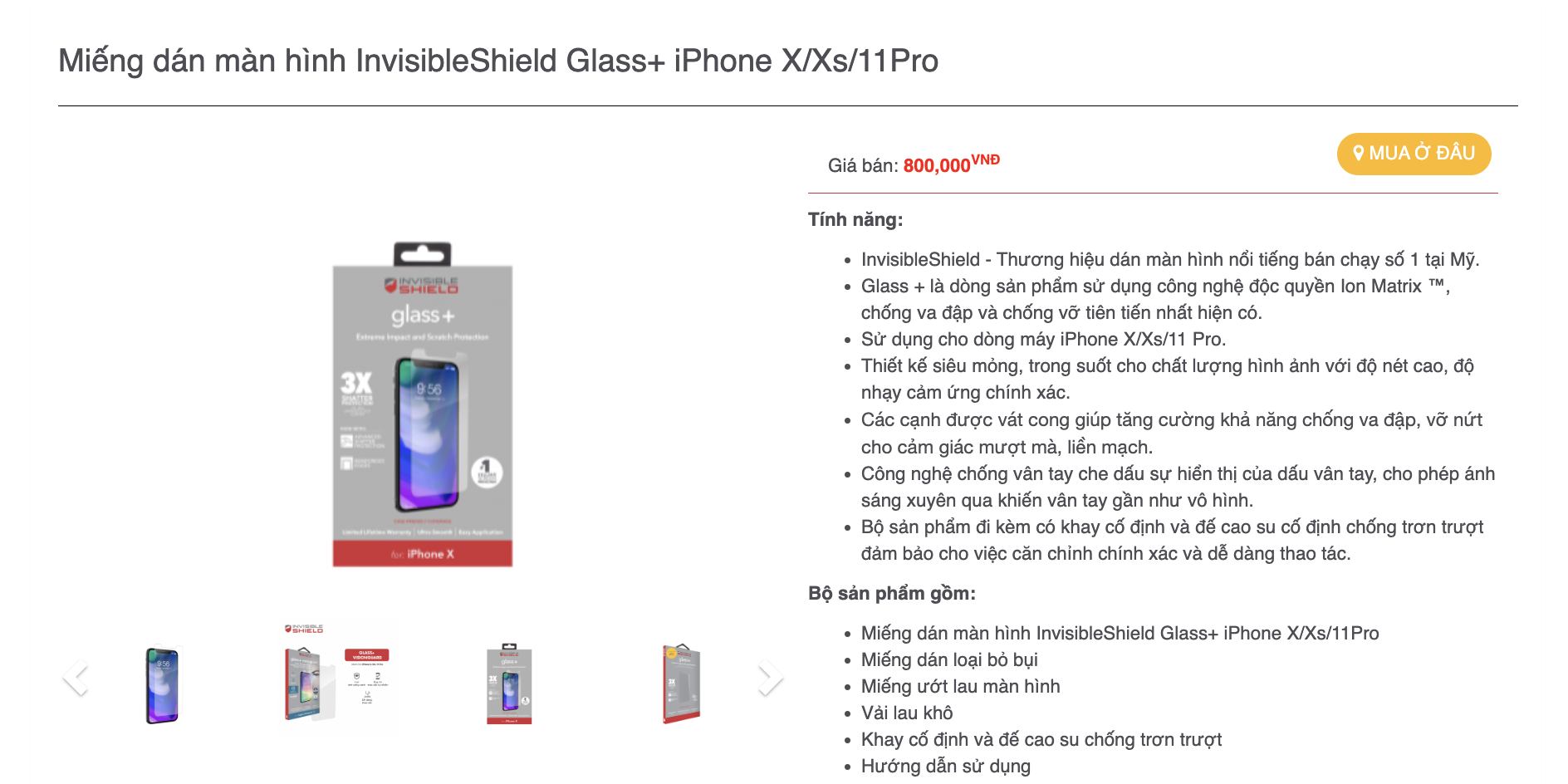 Mô tả Kính cường lực trong suốt, nhạy và rõ nét 100% | Bảo vệ mắt ASX | Khay tự dán đi kèm - 5