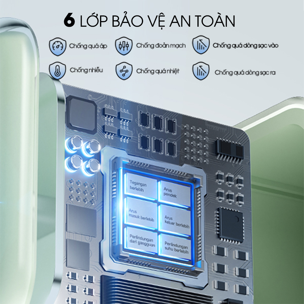 Mô tả Củ Sạc Nhanh VIVAN Power 20T Công Suất 20W Cổng USB-C - 6