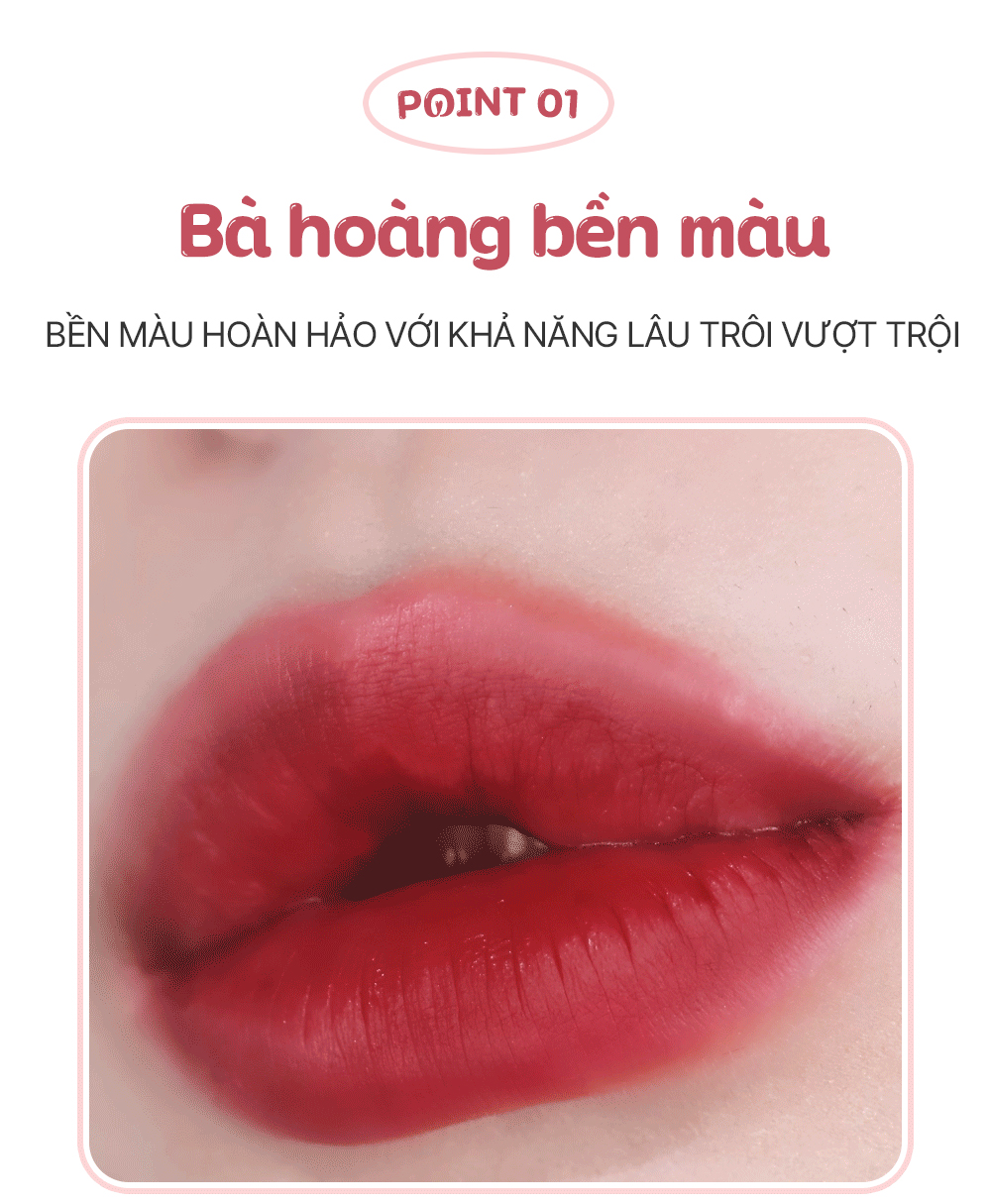 Mô tả Son tint lì Bbia Air Fit Tint (4g) - 6