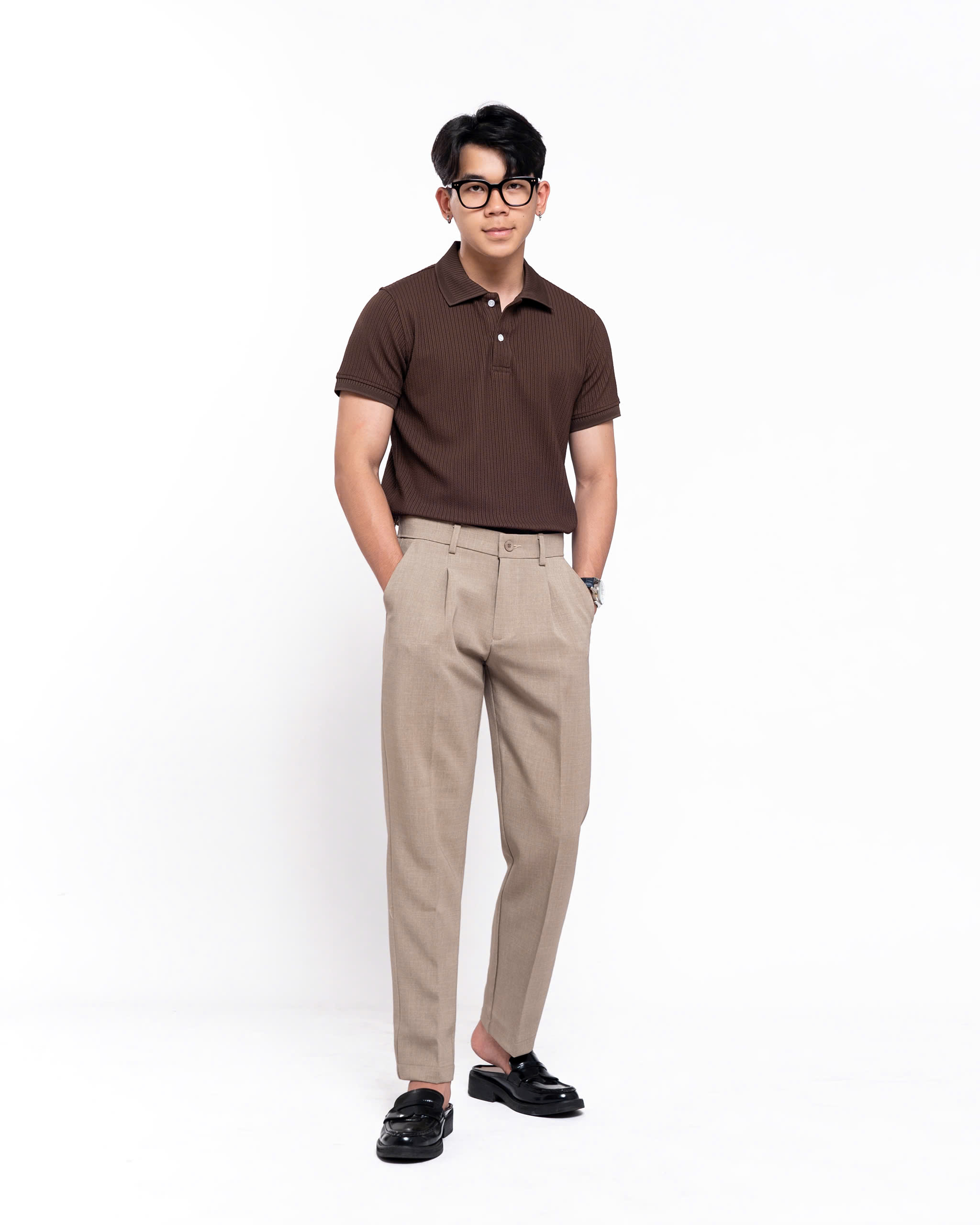 Mô tả Quần tây nam LADOS-4158 chất xược Mỹ cao cấp dòng Premium form suông basic lịch lãm dễ phối đồ - 5
