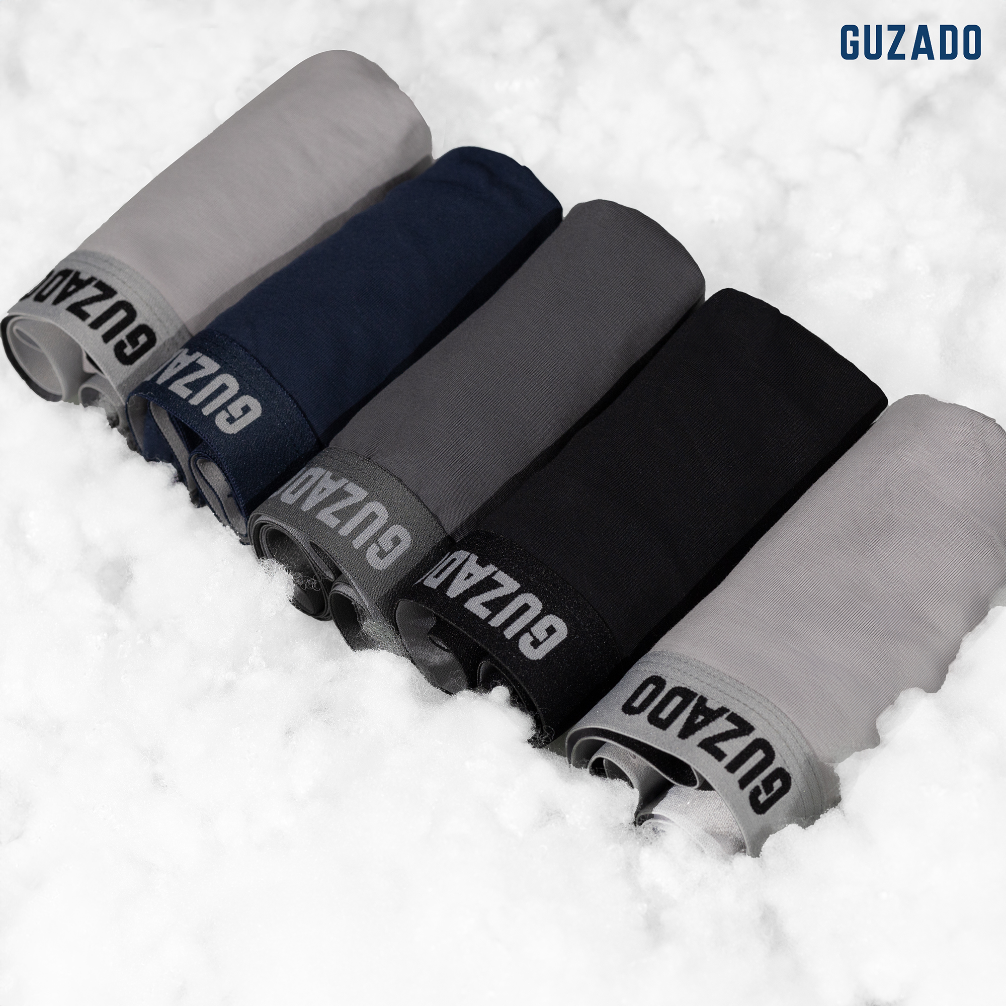 Mô tả Combo 3 Quần Lót Boxer Nam Guzado Cotton Compact Dáng Trunk Co Giãn Thoáng Khí Vượt Trội CB3GBX - 7