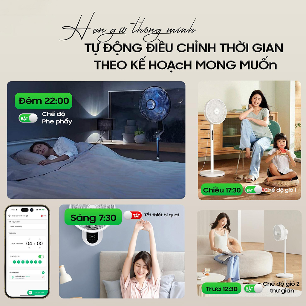 Mô tả Ổ Cắm Quạt Thông Minh Hunonic SK18, Điều Khiển Quạt Từ Xa Qua Điện Thoại - HNSK18 - 3