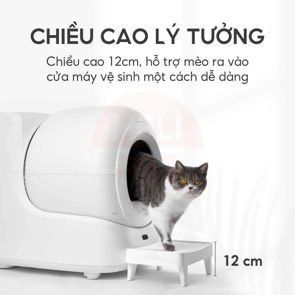 Mô tả Bậc Thang Chống Văng Cát PETKIT Easy-Step Pedal - Dùng Cho Máy Vệ Sinh Tự Động Cho Mèo PETKIT - 5