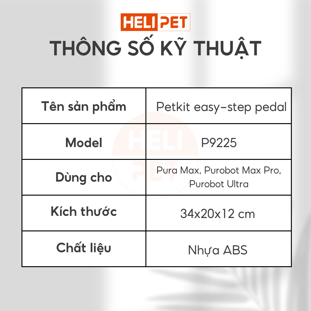 Mô tả [Bản 2.0] Bậc Thang Hỗ Trợ Lối Vào Purobot Ultra PETKIT Easy-Step Pedal - Phù Hợp Cho Mèo Chân Ngắn - 3