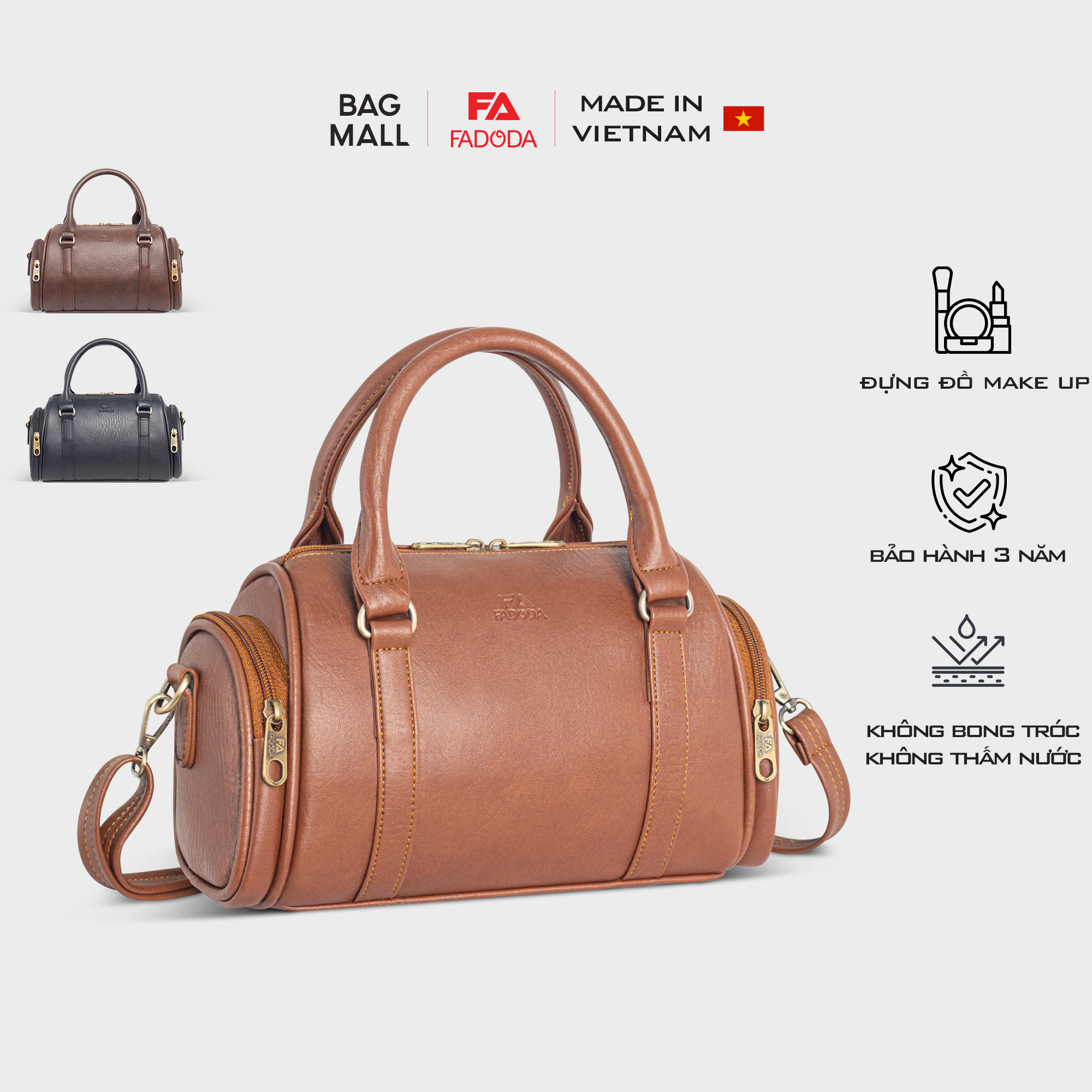 Mô tả Túi trống mini đeo chéo thời trang Fadoda FTR1 - 3