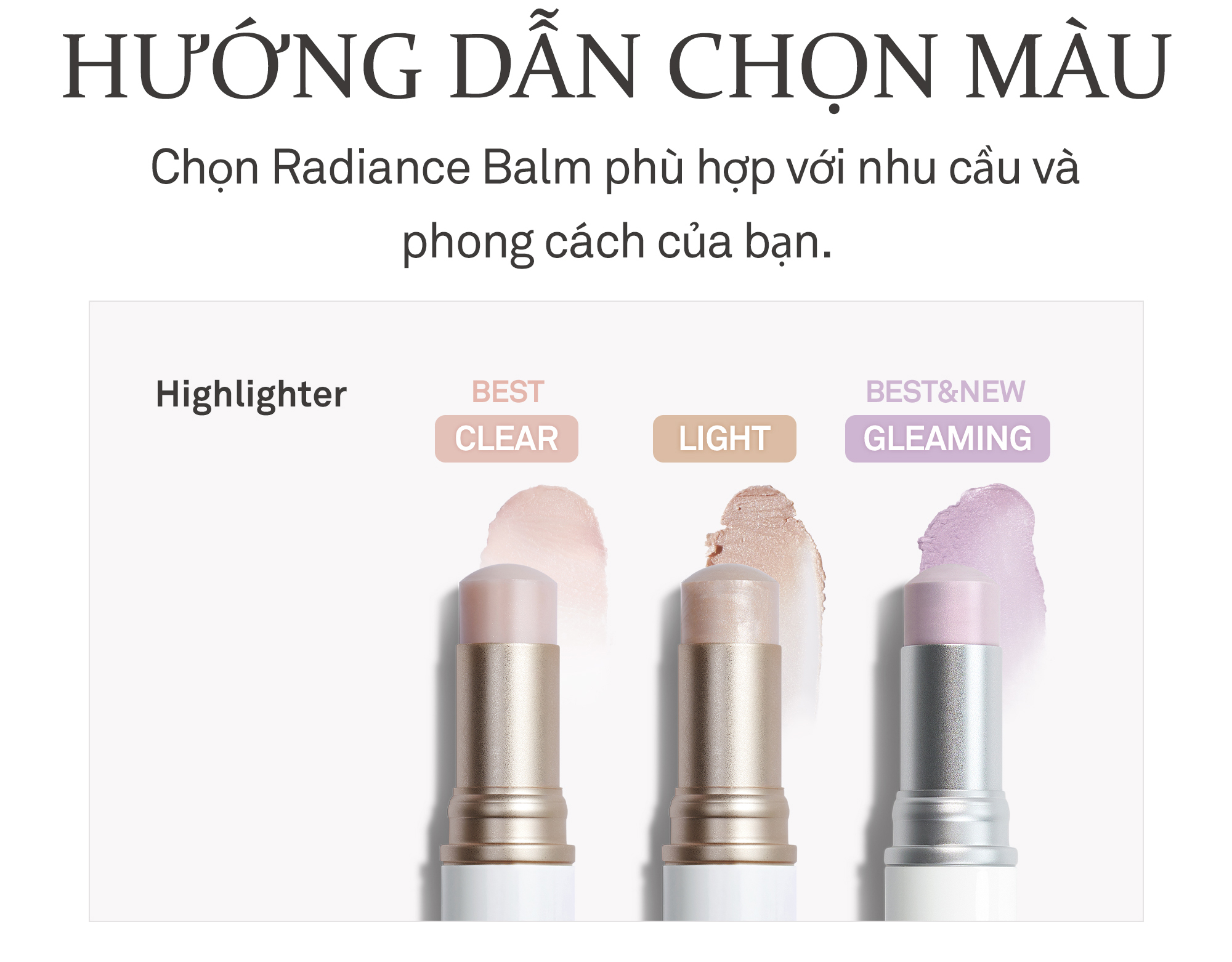 Mô tả Sáp Trang Điểm Căng Bóng Da Dạng Thỏi hince True Dimension Radiance Balm 10g - 6