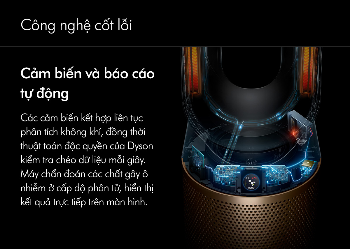 Mô tả Máy lọc không khí Dyson Purifier Hot+Cool HP02 / HP12 De-NOx - 5