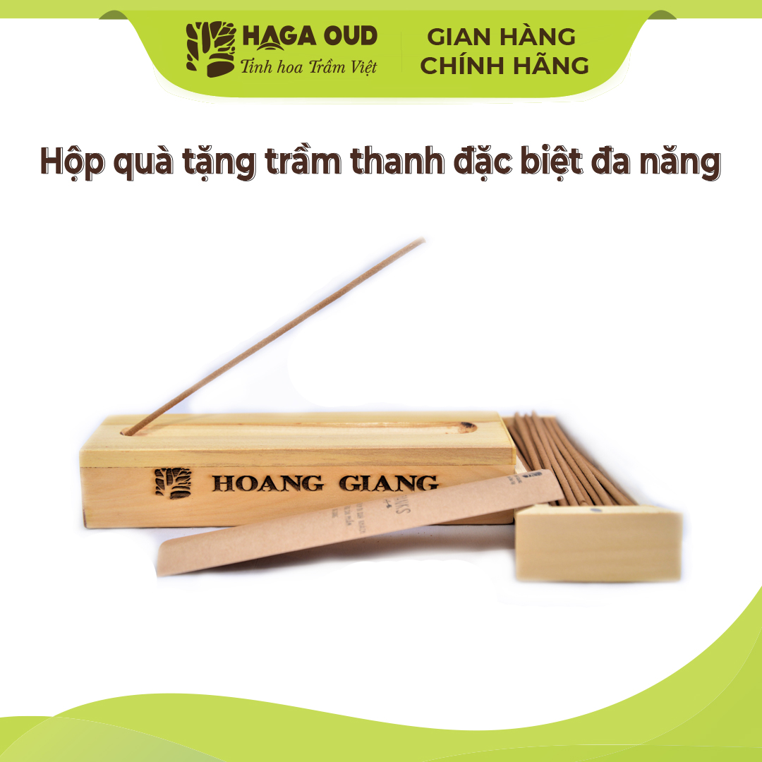 Mô tả Hộp Quà Tặng Trầm Hương Haga sang trọng - TẶNG KÈM ĐẾ CẮM, nhiều mẫu lựa chọn - 8