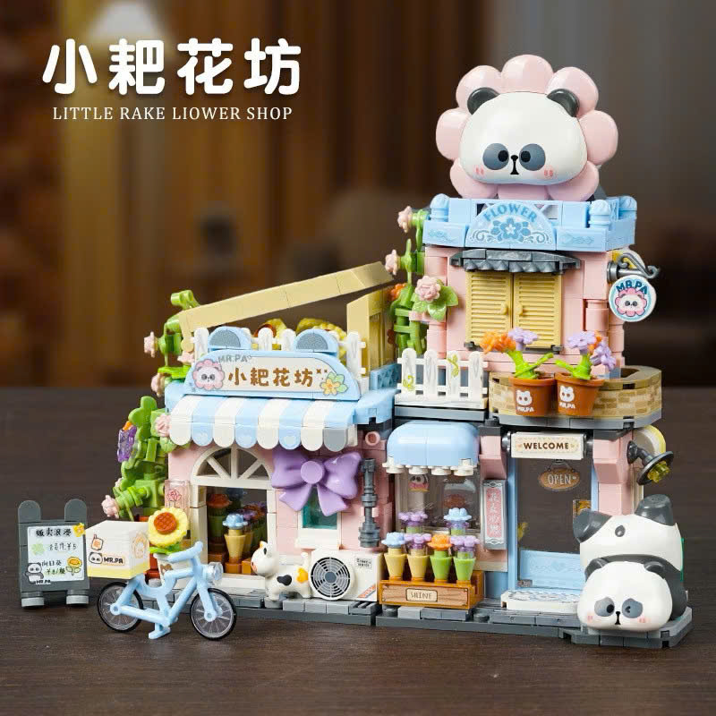 Mô tả Đồ chơi lắp ráp khối xây dựng LOZ mini Mô Hình Cửa hàng Panda 7201-7202 - 3