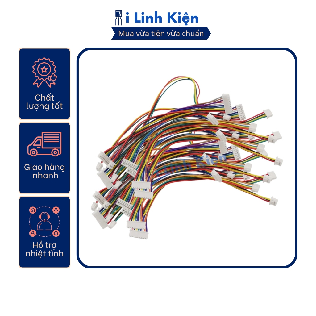 Dây bus 12p xh2.54 2 đầu cắm 30cm chính hãng Ilinhkien. | Shopee Việt Nam