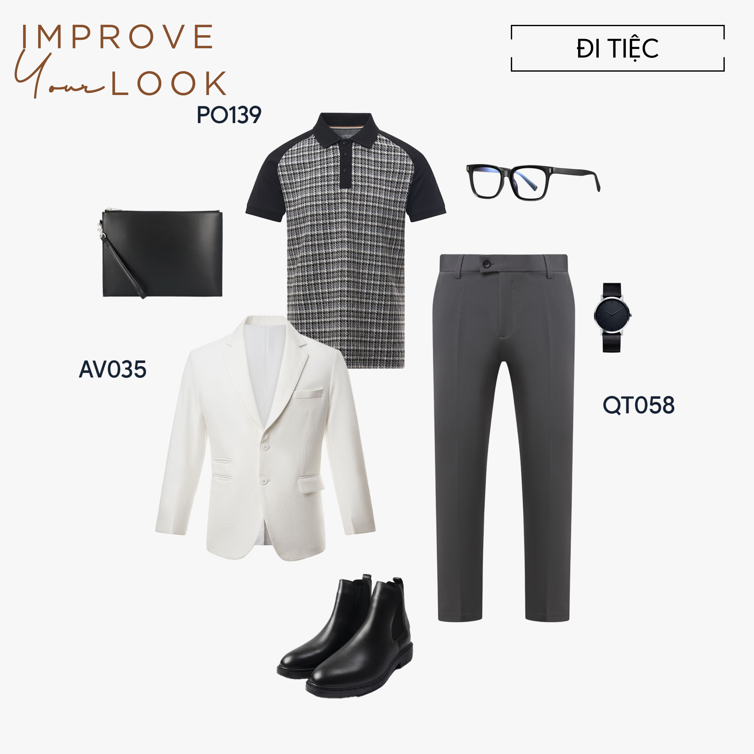 Mô tả Quần tây âu nam co giãn 4MEN QT058 form slimfit Hàn Quốc ống ôm đẹp, vải cao cấp không nhăn, 3 màu đen, xám, xanh đen - 5