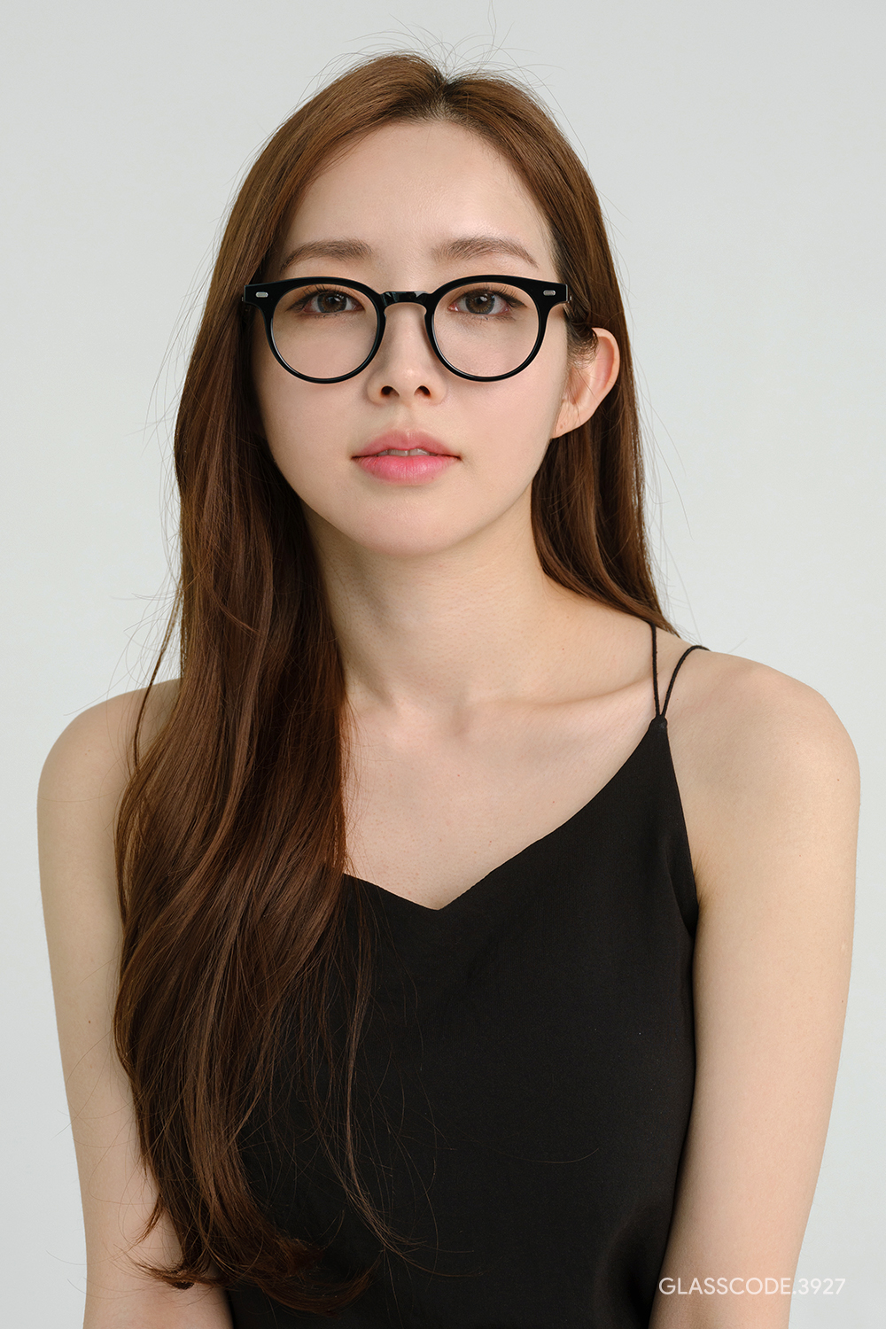 Mô tả Gọng kính cận thời trang nam nữ ANDU EYEWEAR dáng tròn chất liệu nhựa cốt kim loại 17178 - 1