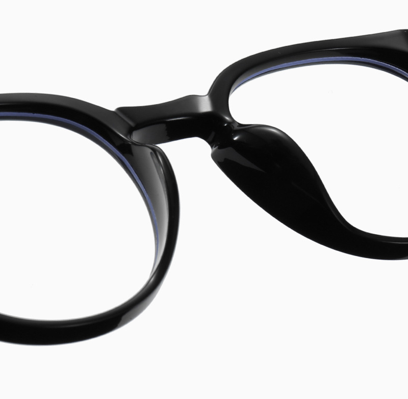 Mô tả Gọng kính cận thời trang nam nữ ANDU EYEWEAR dáng tròn chất liệu nhựa cốt kim loại 17178 - 6