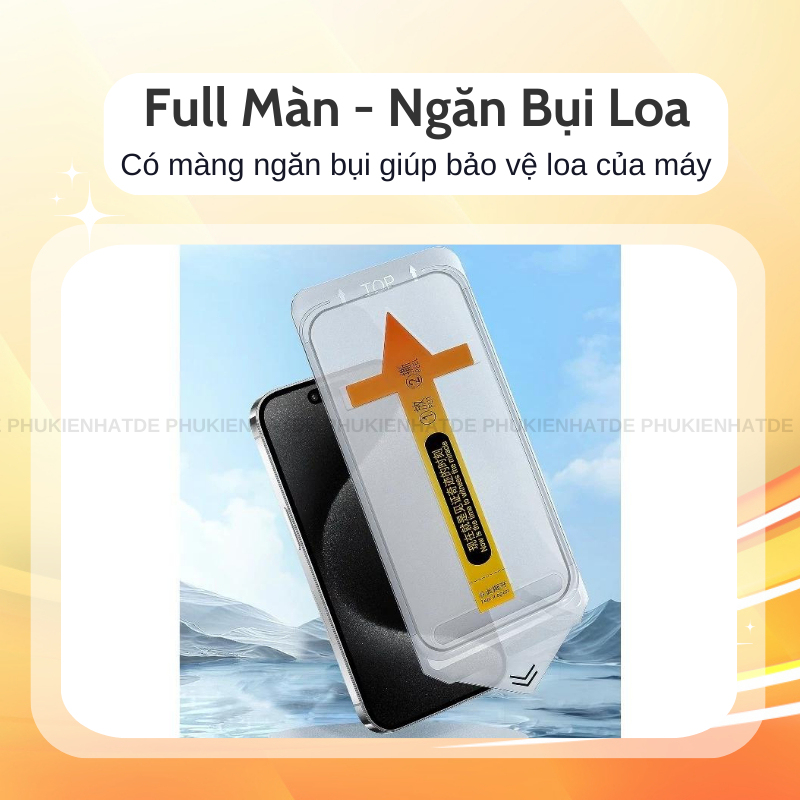 Cường lực iPhone KINGKONG tự hút bụi 14 Pro Max 18 pro 17Promax 16ProMax 15ProMax 14 13 12 11 15Plus Xr Xsmax tự dán – ảnh mô tả chi tiết 3