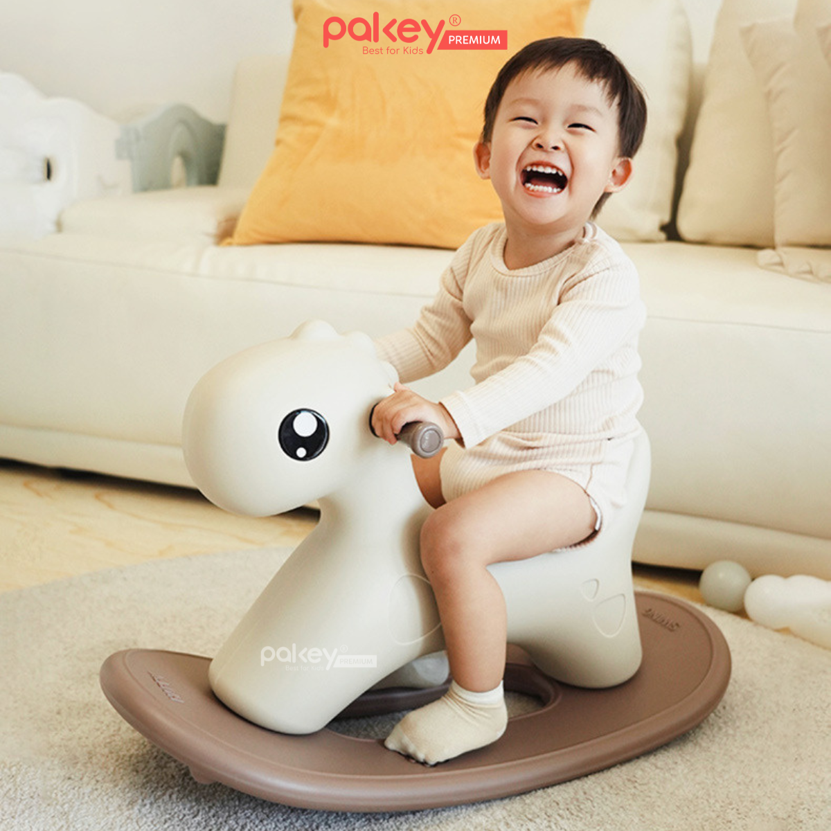 Mô tả Ngựa Bập Bênh Cho Bé Phong Cách Hàn Quốc, Bập Bênh Cho Bé Chống Lật, An Toàn Màu Sắc Dễ Thương RH01 - 5