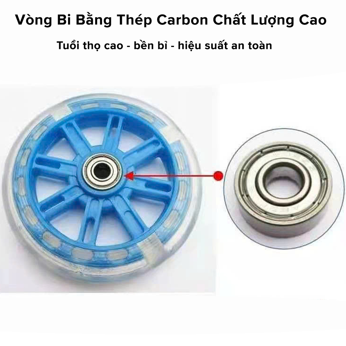 Mô tả Bánh Phụ Xe Đạp Trẻ Em Phát Sáng Cân Bằng Chắc Chắn Dành Cho Các Bánh Xe Size 12 14 16 18 20inch Chính Hãng Amalife - 11