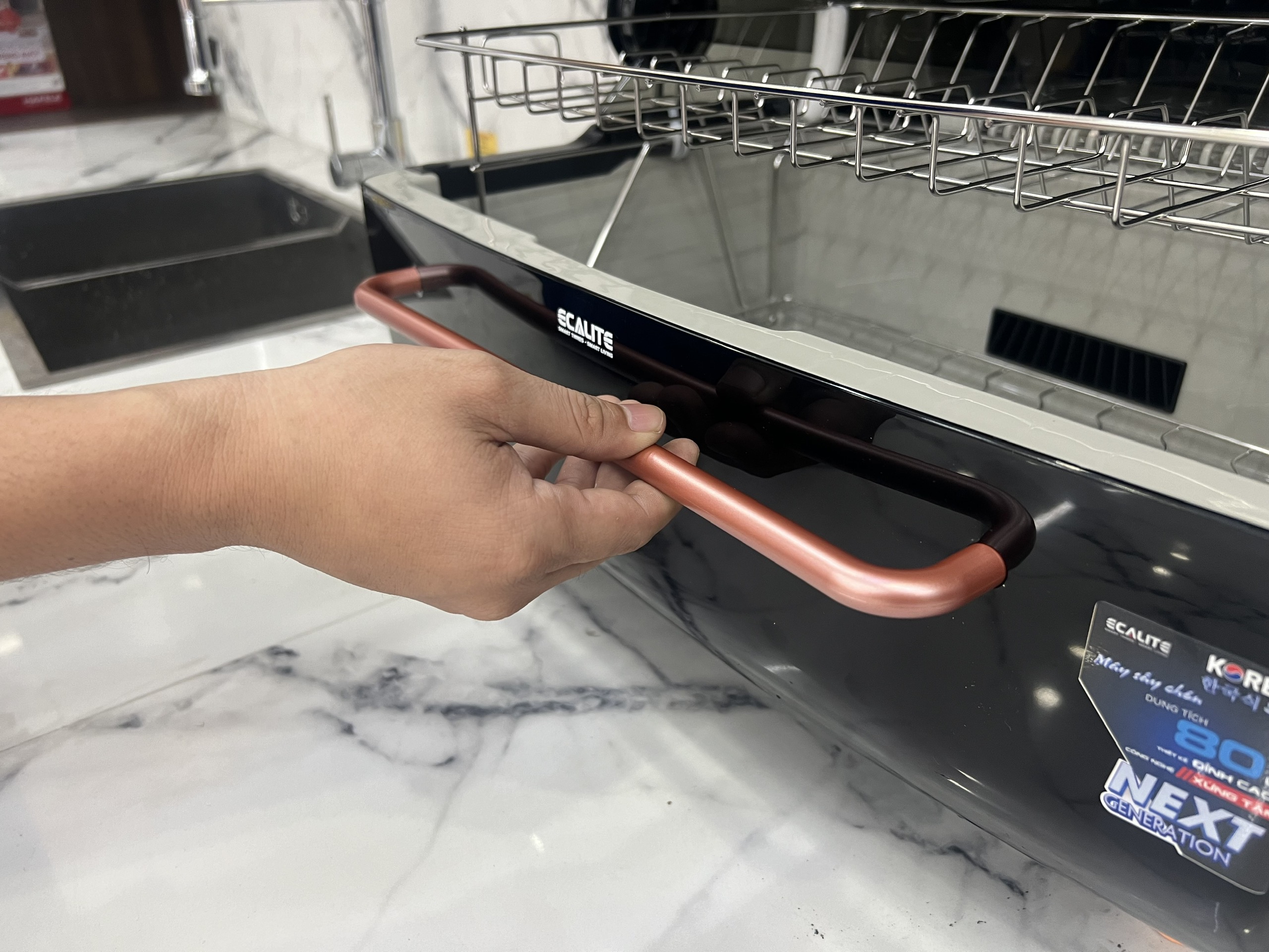 Tay nắm máy sấy bát Ecalite