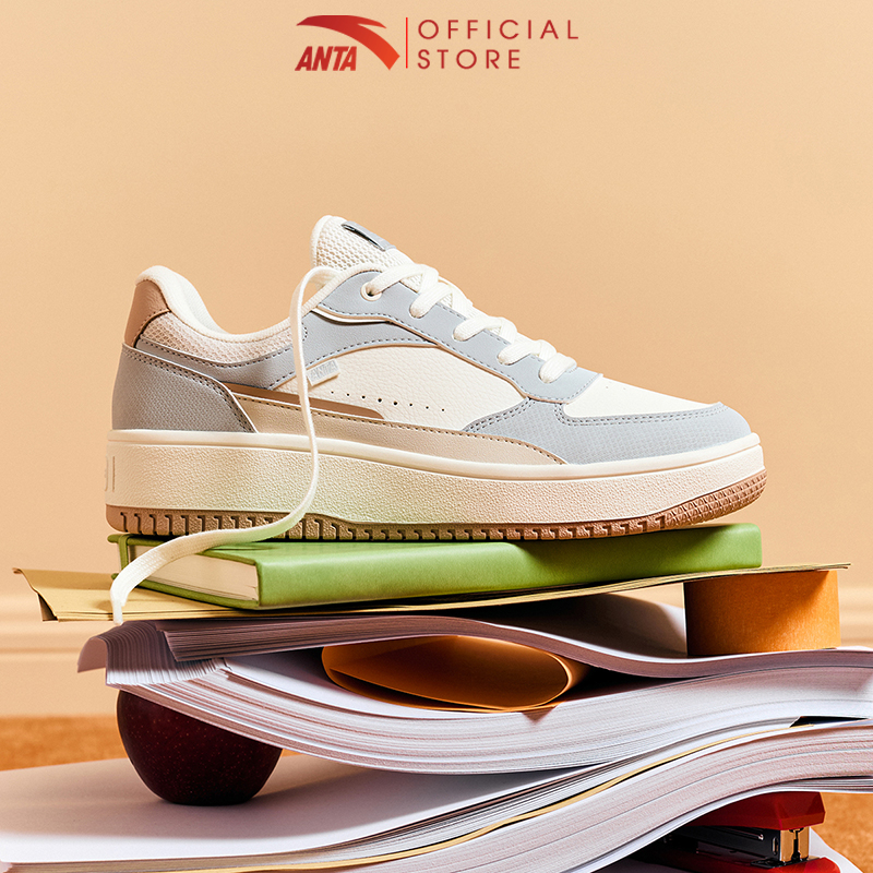 Mô tả Giày thời trang thể thao nữ X-Game Skateborad Anta Sports 9224D8018 Giày sneaker đế bằng, đế cao 3cm - 9