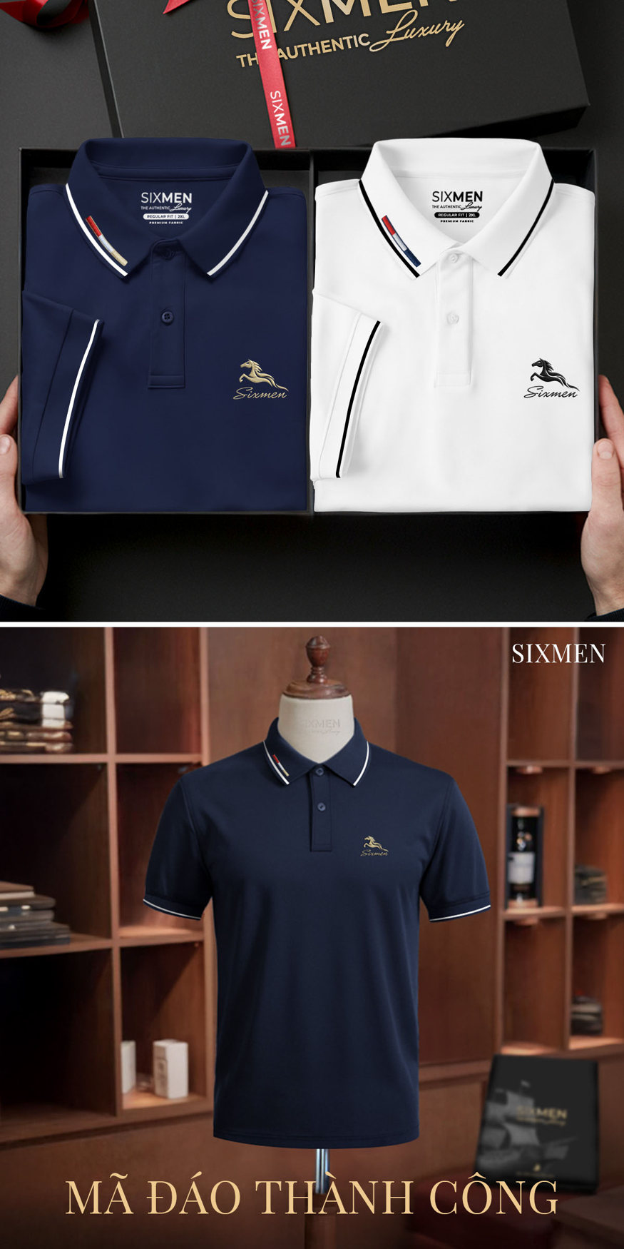 Áo Polo SIXMEN màu sắc
