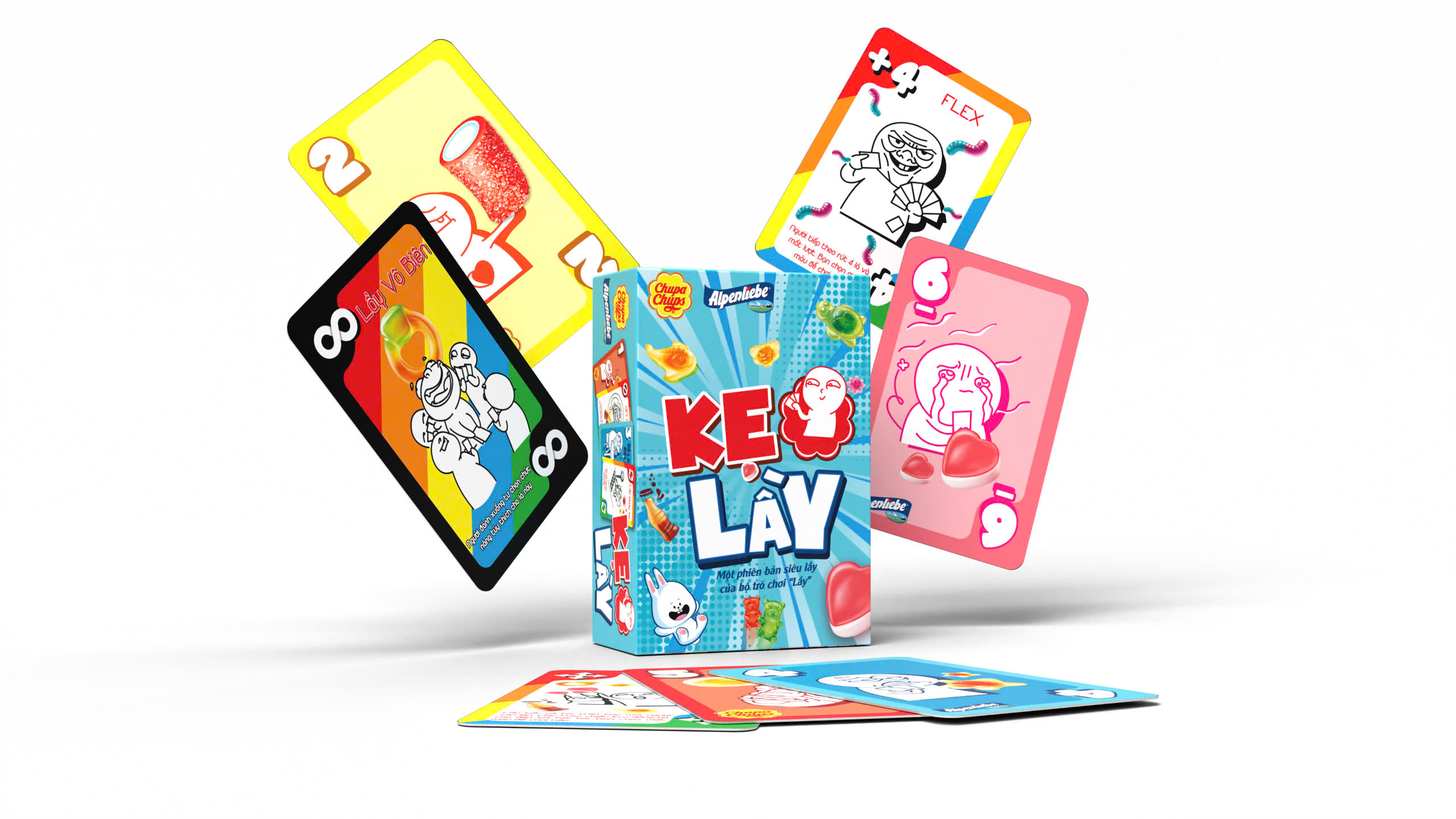 Mô tả BỘ BÀI KẸO LẦY - UNO TỪ ALPENLIEBE VÀ CHUPA CHUPS - 1