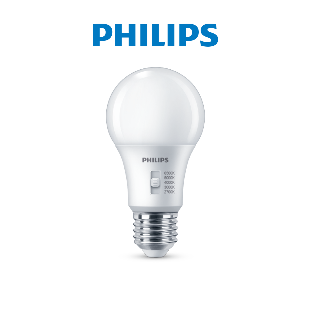 Mô tả Bóng đèn Philips LED Bulb A60 DS FR DIM thay đổi nhiệt độ màu + bảo vệ mắt - Công suất (8W, 13W) - 1