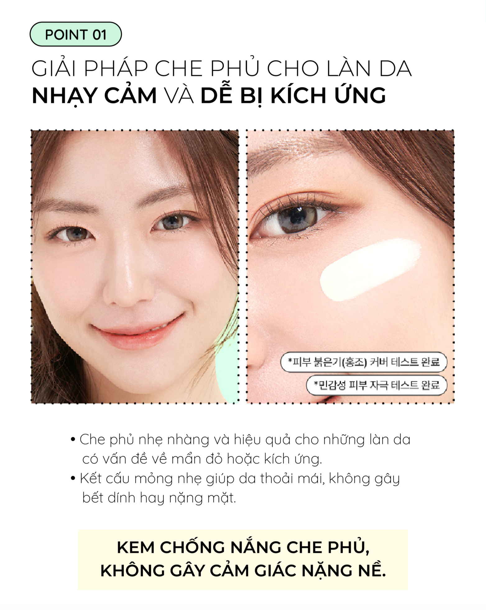 Mô tả Kem chống nắng nâng tone da dầu mụn Cell Fusion C Clear Tone-Up Sun Base SPF50+ PA++++ 40ml hiệu chỉnh da ửng đỏ - 4