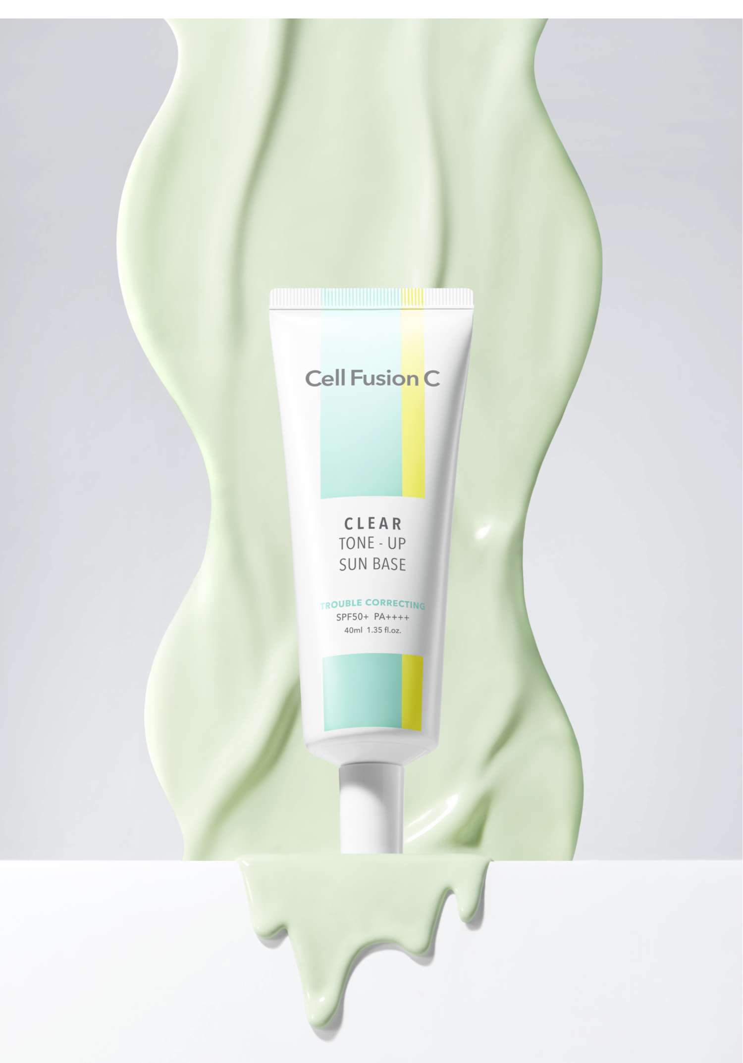 Mô tả Kem chống nắng nâng tone da dầu mụn Cell Fusion C Clear Tone-Up Sun Base SPF50+ PA++++ 40ml hiệu chỉnh da ửng đỏ - 12