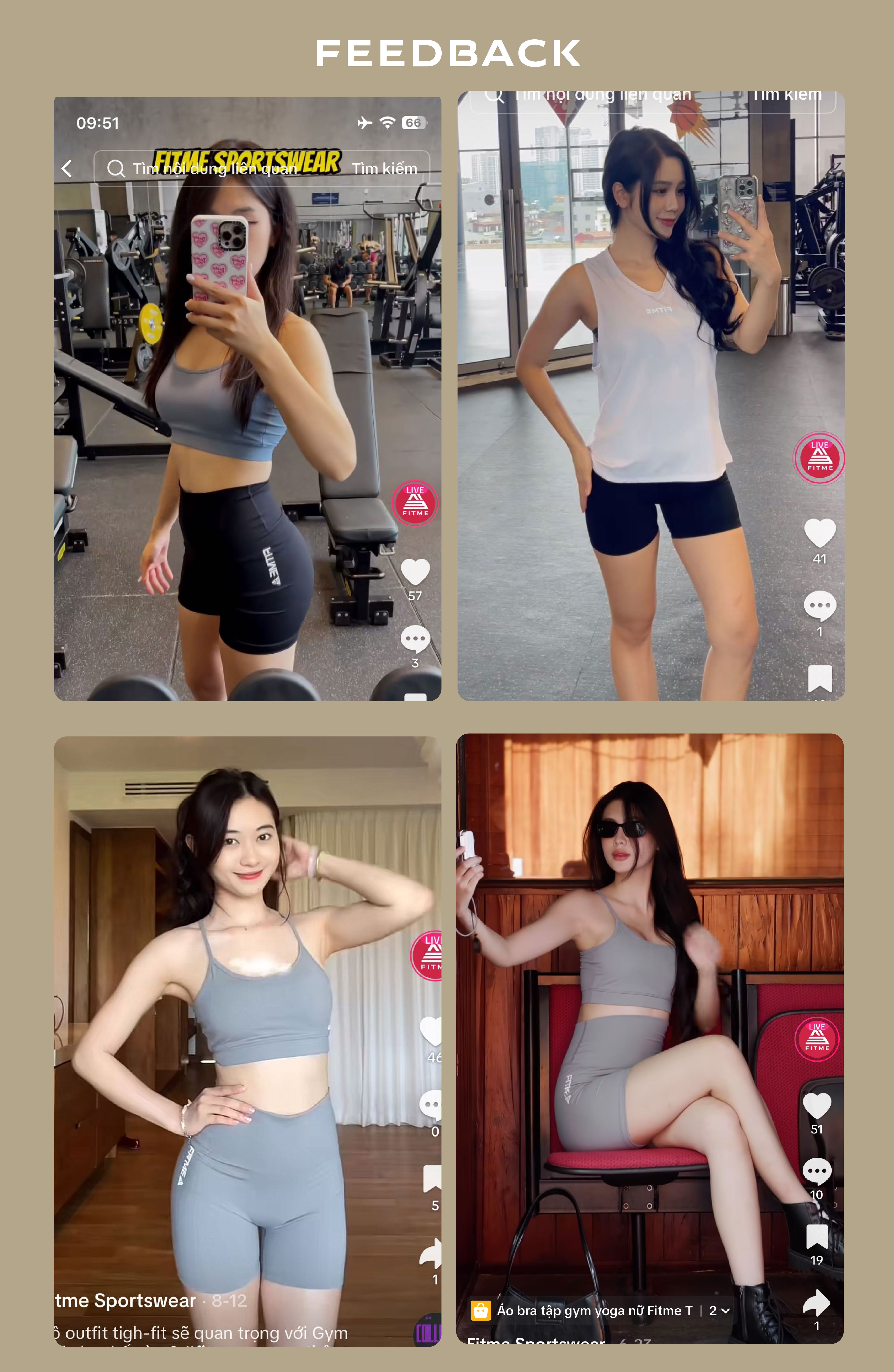 Mô tả Quần đùi tập gym yoga Fitme legging nữ cạp cao tôn dáng co giãn 4 chiều cao cấp QNTG - 7