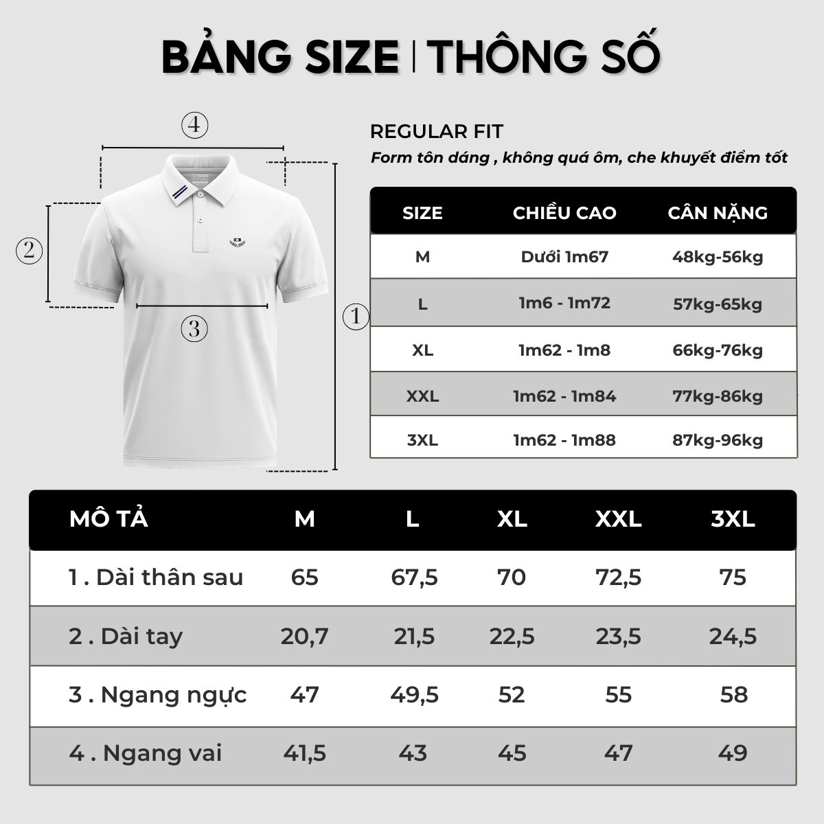 Áo polo nam VICTORY SIXMEN chất liệu