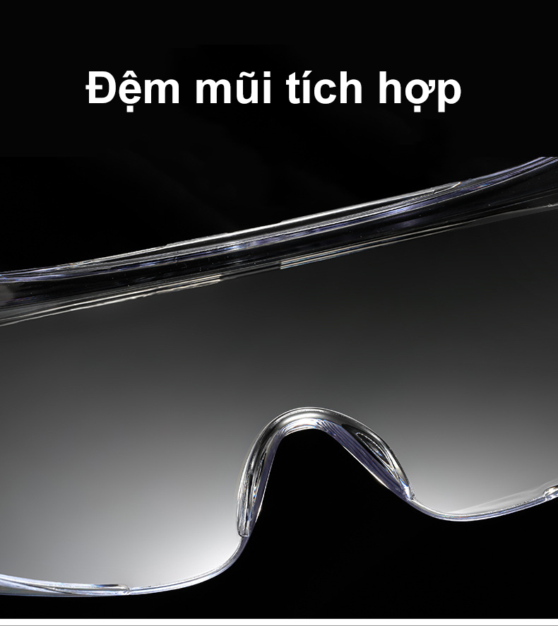 Mô tả Kính chắn bụi đi đường ANDU EYEWEAR chống tia UV, hạn chế bám hơi nước chất liệu nhựa cao cấp - 10