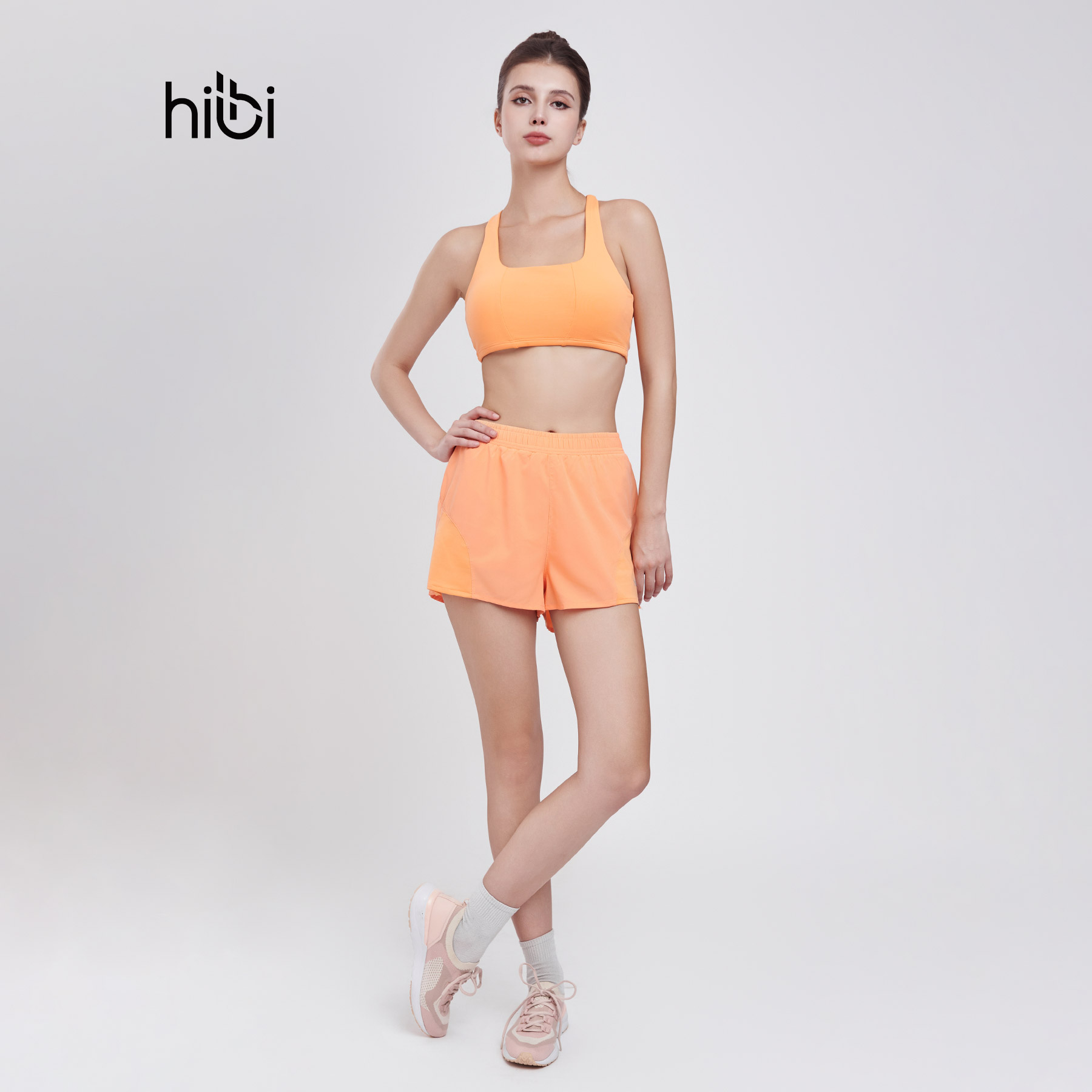 Mô tả Áo Bra Tập Yoga Gym Hibi Sports BA516 Kiểu 2 Dây Đan Chéo, Kèm Mút Ngực - 2