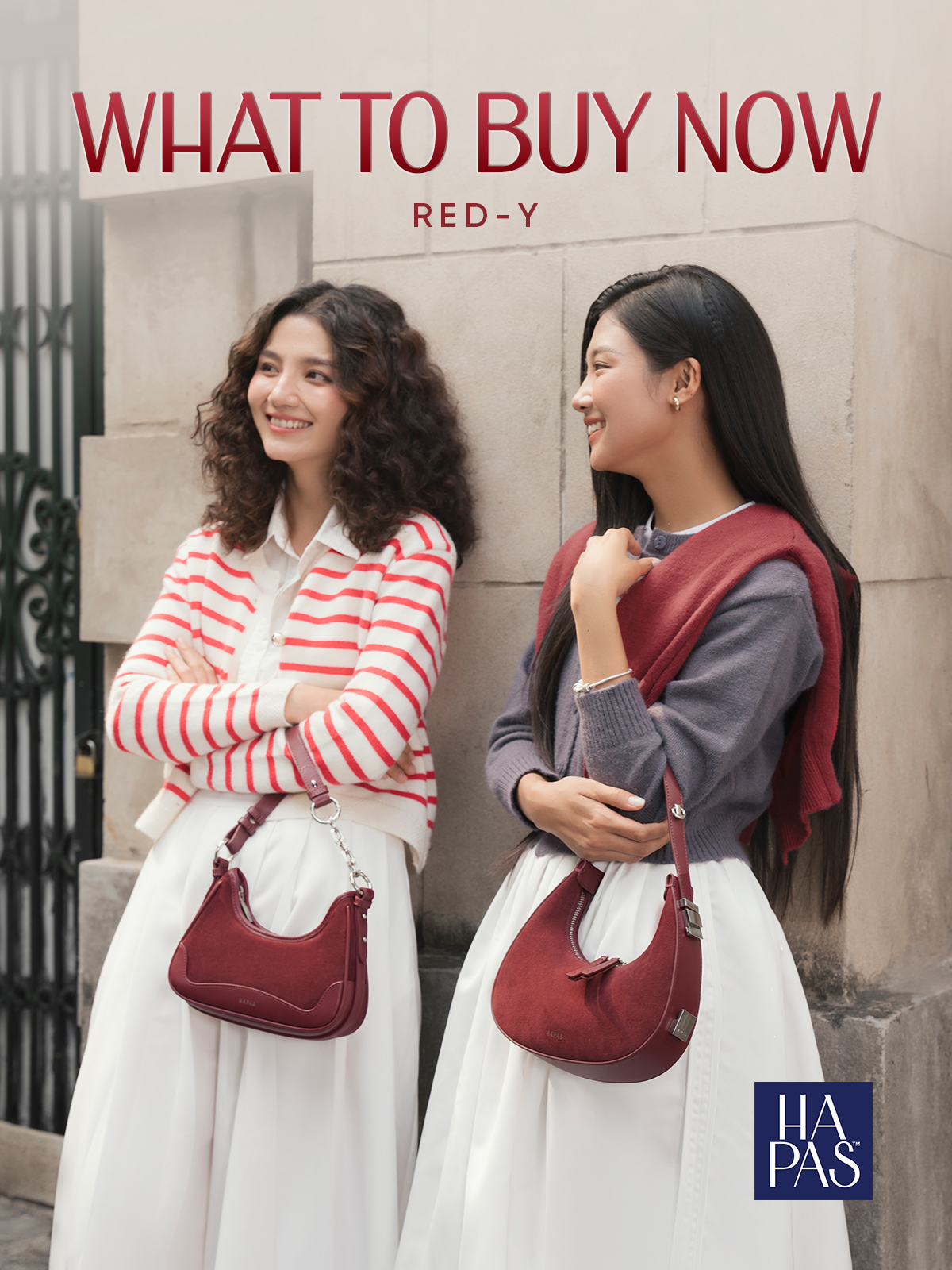 Mô tả Túi Xách Nữ Đeo Vai Belle Bag Hobo Đáy Tròn HAPAS - TDV221019 - 1