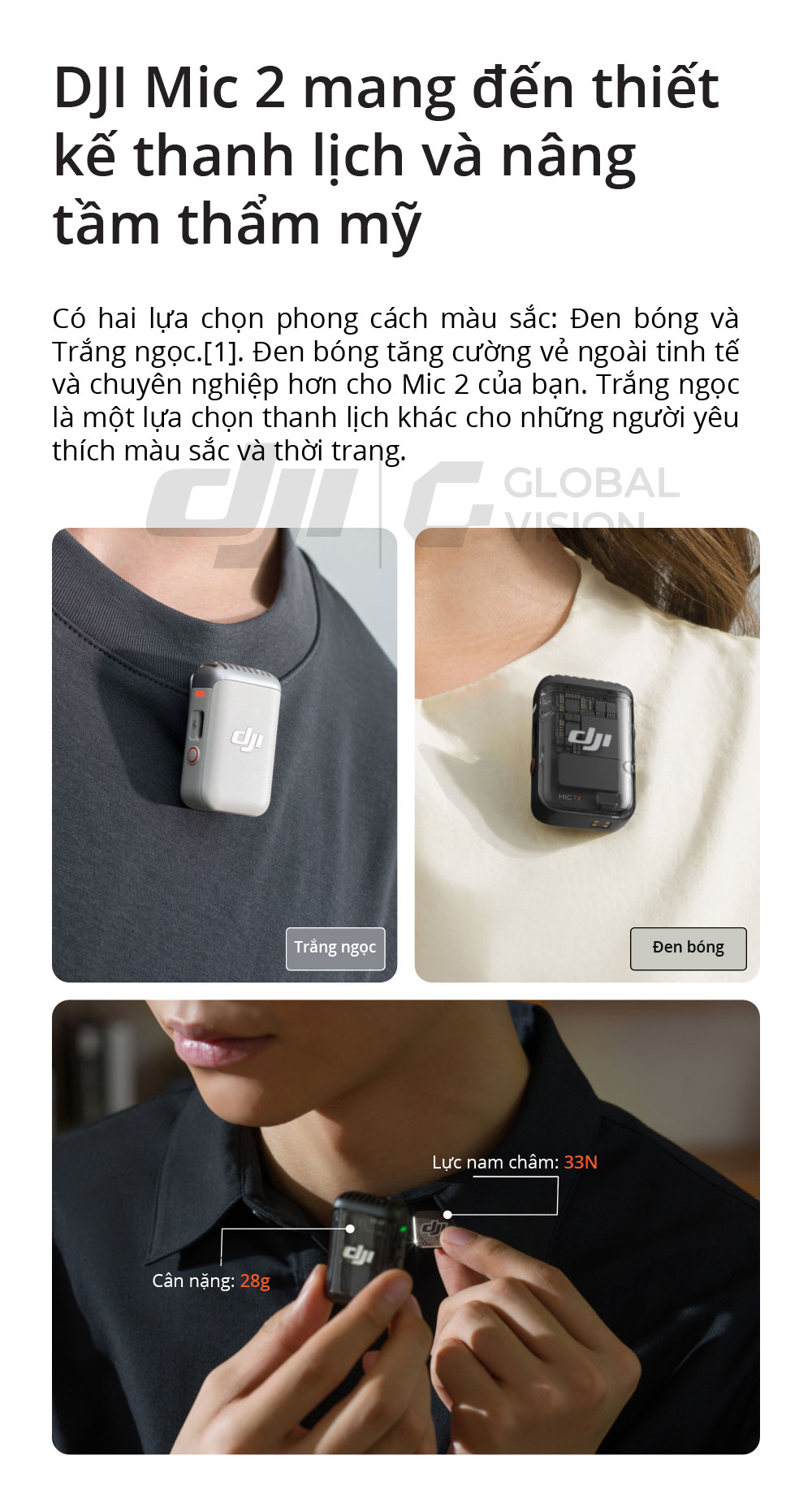 DJI Mic 2 Tính năng