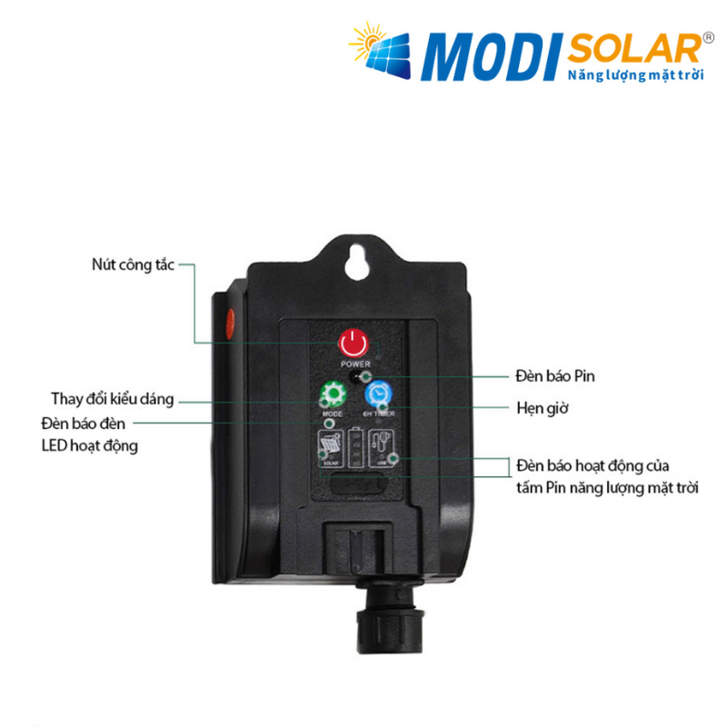 Mô tả Dây Đèn Led Năng Lượng Mặt Trời MODI SOLAR, Cuộn Dây Led Trang Trí Chống Thấm Nước - 4
