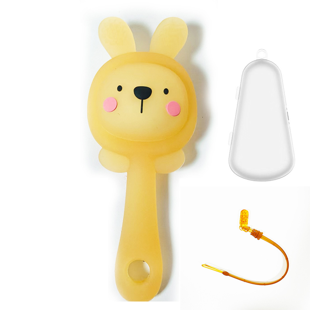 Mô tả Đồ Chơi Lục Lạc KidAndMom Xúc Xắc Gặm Nướu Cầm Tay Silicone Phát triển Nghe Nhìn - 12