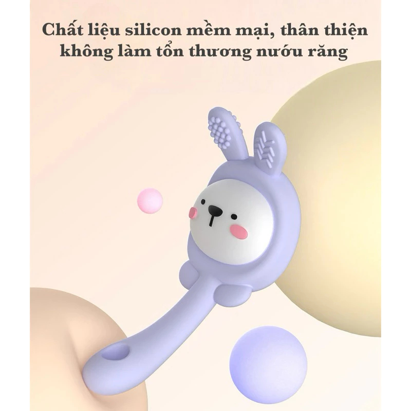 Mô tả Đồ Chơi Lục Lạc KidAndMom Xúc Xắc Gặm Nướu Cầm Tay Silicone Phát triển Nghe Nhìn - 7