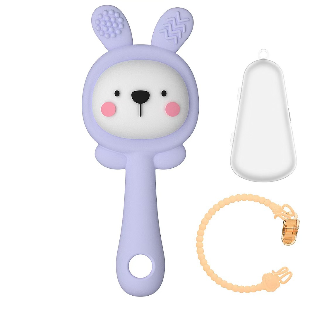 Mô tả Đồ Chơi Lục Lạc KidAndMom Xúc Xắc Gặm Nướu Cầm Tay Silicone Phát triển Nghe Nhìn - 11
