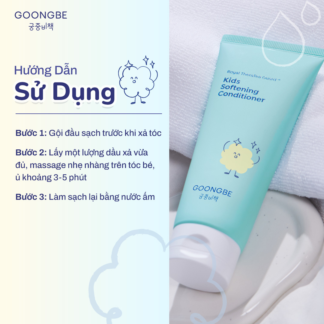Mô tả Combo Dầu Gội, Dầu Xả GOONGBE Kids An Toàn Lành Tính - 9