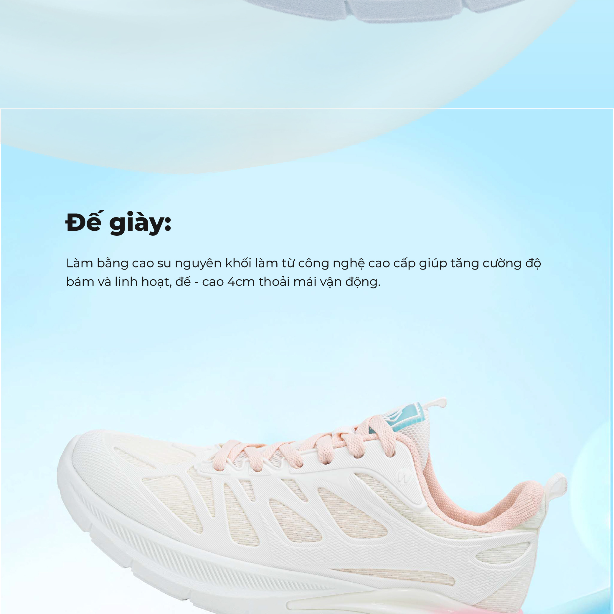 Mô tả Giày Thể Thao Nam Nữ BLUEWIND Êm Mềm Thoáng Khí Vận Động Thoải Mái 68377 - 5