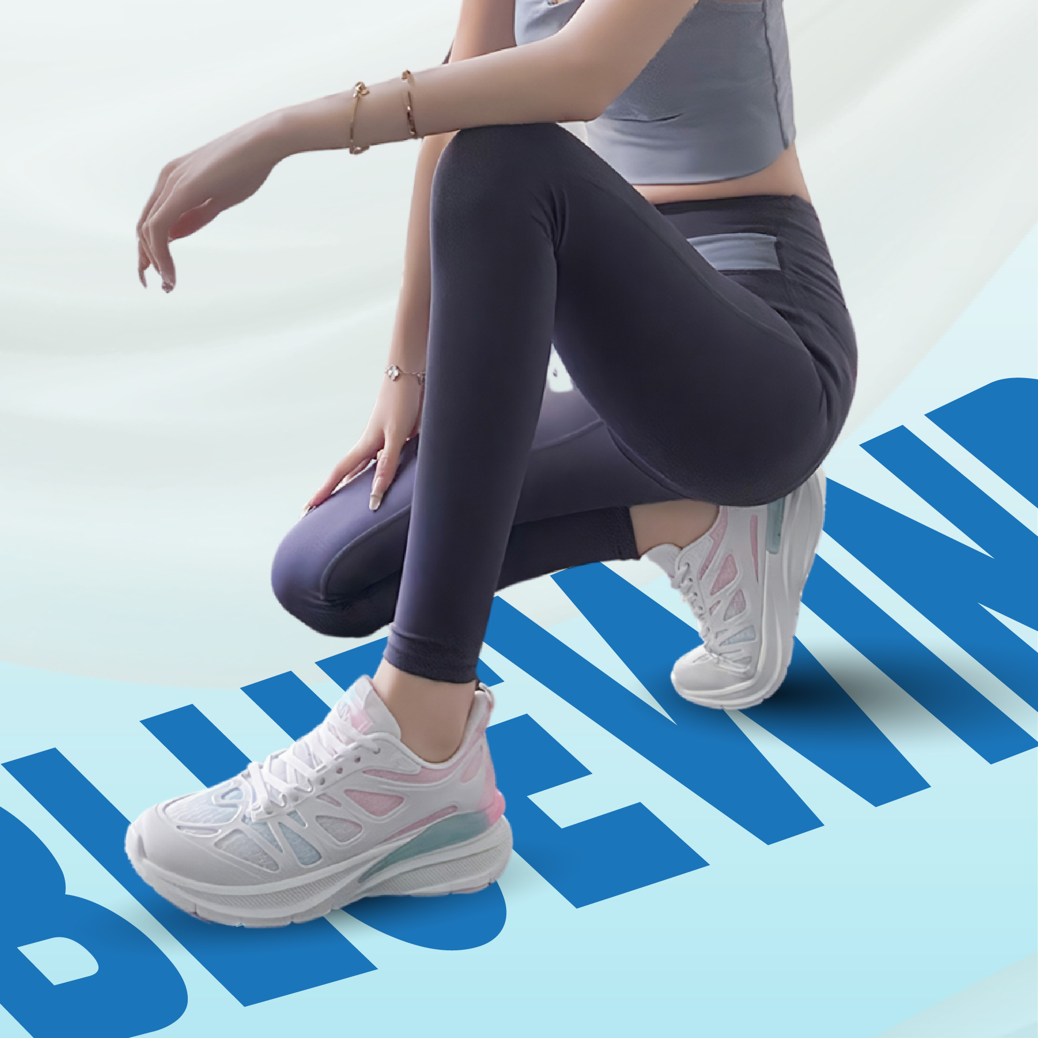 Mô tả Giày Thể Thao Nam Nữ BLUEWIND Êm Mềm Thoáng Khí Vận Động Thoải Mái 68377 - 9