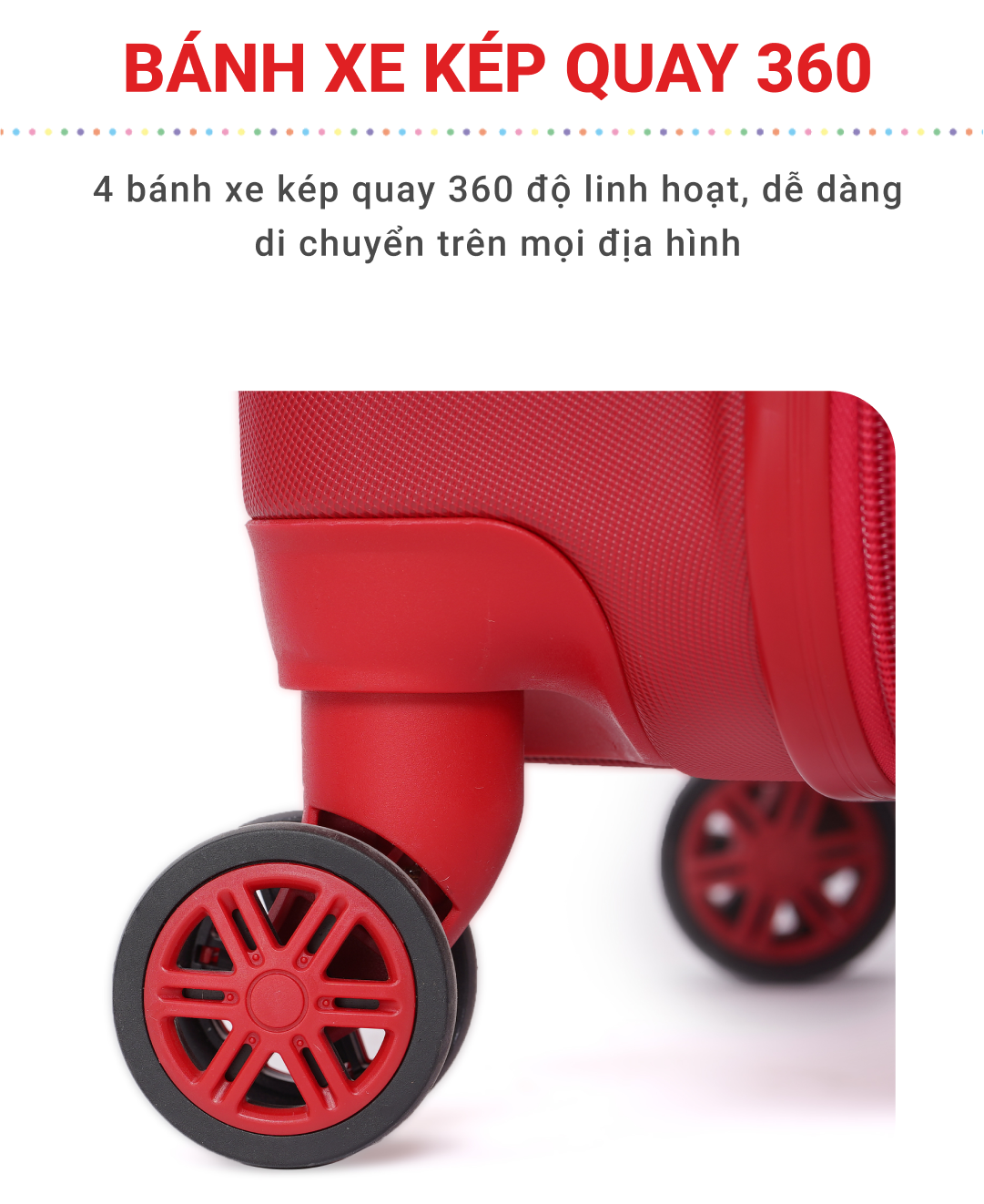 Mô tả Vali kéo du lịch - Vali Sunny SV05, Vali bán chạy Bền Đẹp nhựa ABS + PC bảo hành 3 năm - 9
