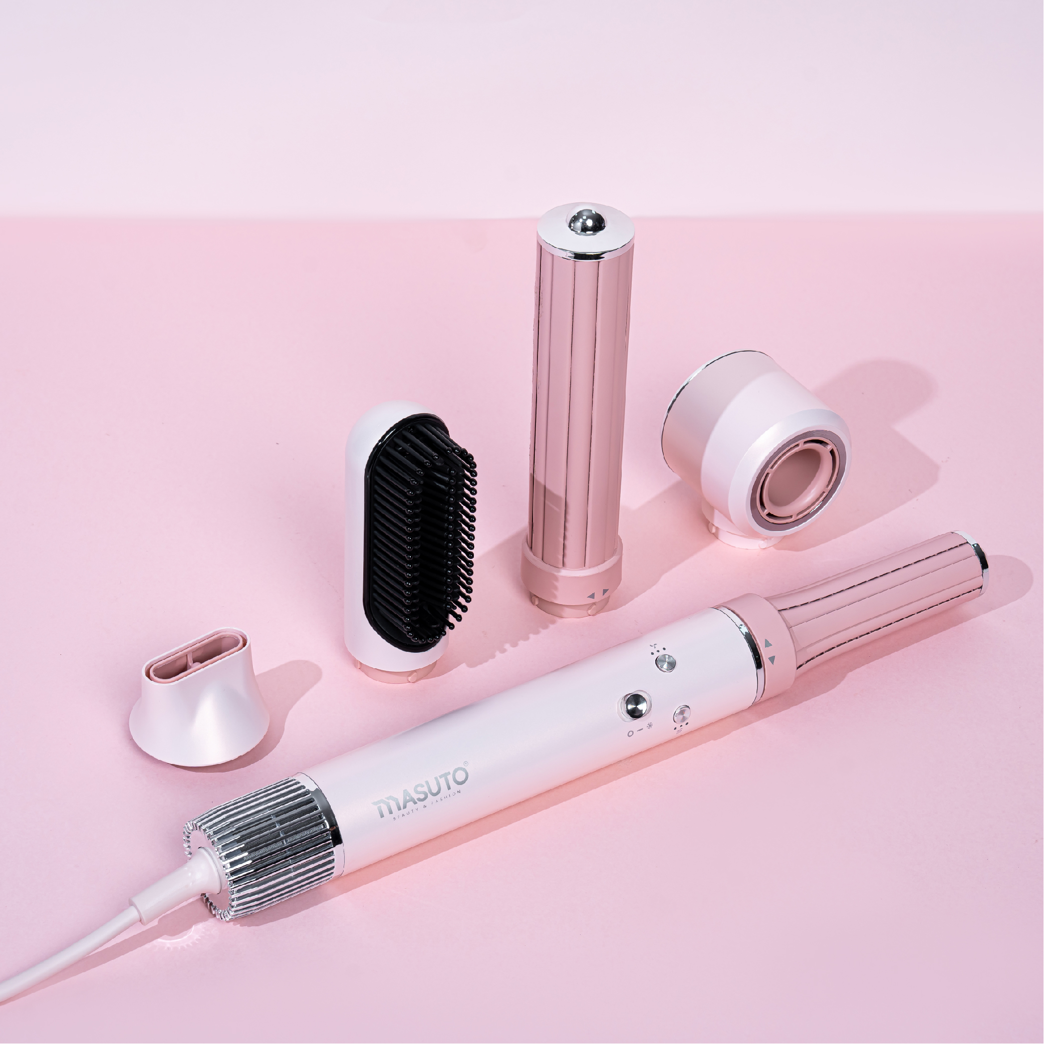 Mô tả Máy Sấy Tóc Tạo Kiểu Masuto AirStyler 5in1 Phồng Và Mượt Tóc Công Nghệ Ion Âm Giảm Hư Tổn - 2