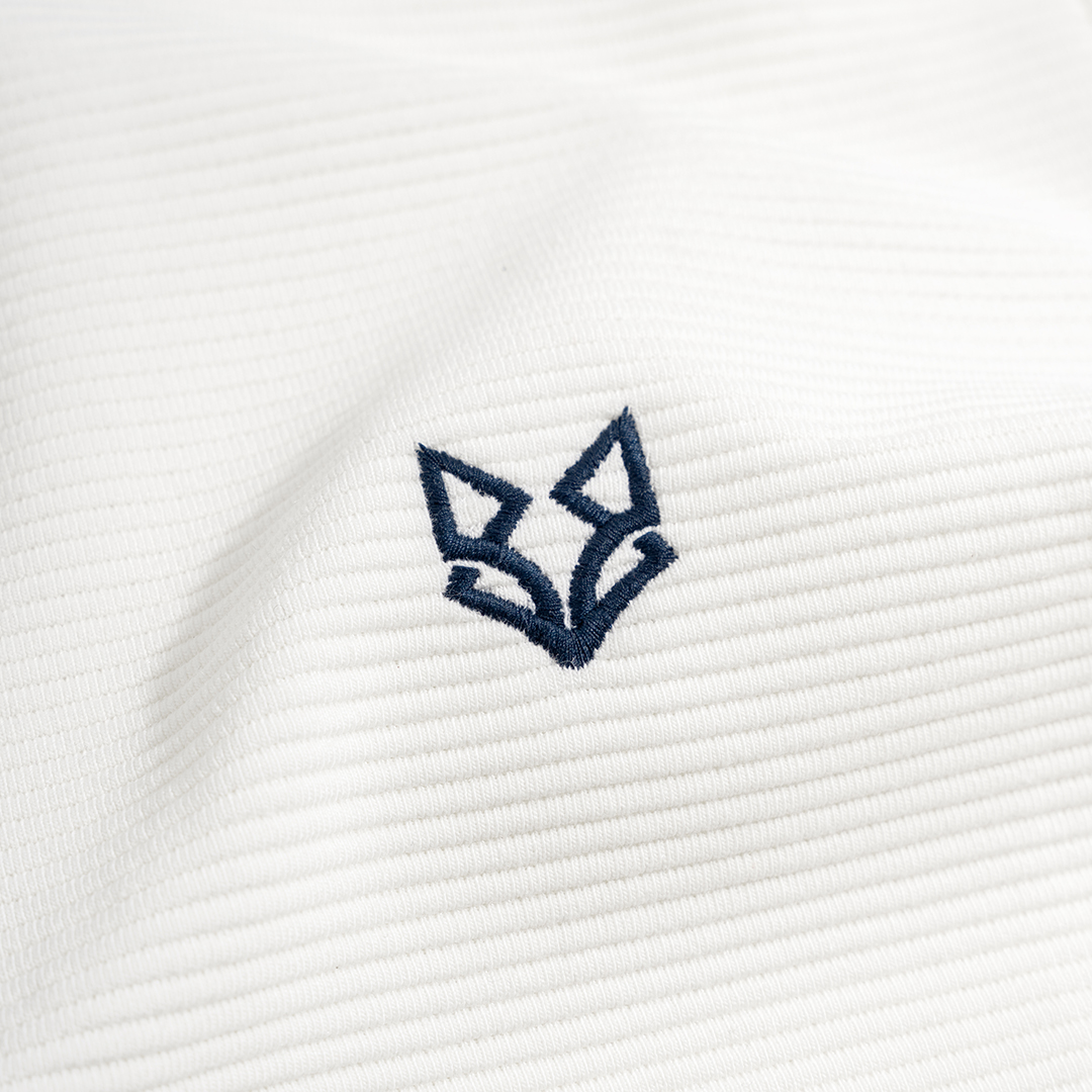 Mô tả Áo Thun Polo Nam Cao Cấp Gân Kem Thêu Fox Phối Bo By Cotton - 4